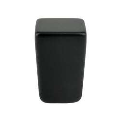 Mini Black Small Square Knob - DecorHardware.com