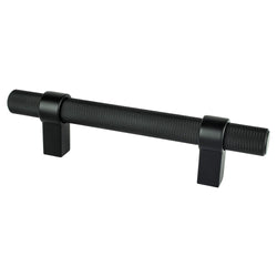 Radial Reign 96mm CC Matte Black Pull - DecorHardware.com