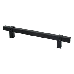 Rivet Rebel 160mm CC Matte Black Pull - DecorHardware.com