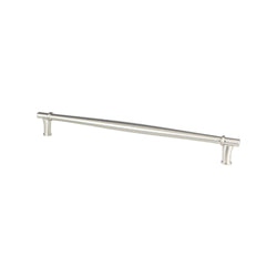 Dierdra 12 inch CC Brushed Nickel Appliance Pull - DecorHardware.com