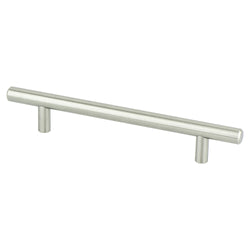 Tempo 128mm Pull (OL-7 3/8") Brushed Nickel - DecorHardware.com