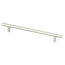 Tempo 192mm Pull (OL-9 15/16") Brushed Nickel - DecorHardware.com