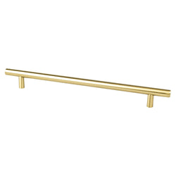 Tempo 224mm Pull (OL-11 3/16") Modern Brushed Gold - DecorHardware.com