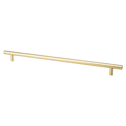 Tempo 320mm Pull (OL-15") Modern Brushed Gold - DecorHardware.com