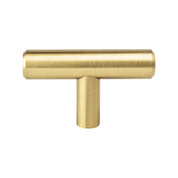 Tempo  Knob Modern Brushed Gold - DecorHardware.com
