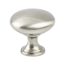 Traditional Adv One 1 1/8" Knob Brushed Nickel - DecorHardware.com