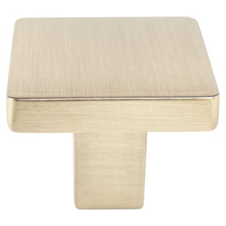 Contemporary Adv One  Knob Champagne - DecorHardware.com