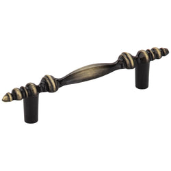 4-7/16" Overall Length Cabinet Pull. Holes are 3" center-to-ce - DecorHardware.com