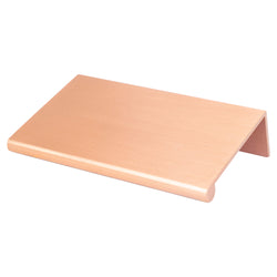 Bravo 56mm Edge Pull (OL-3") Brushed Copper - DecorHardware.com