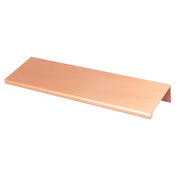 Bravo 112mm Edge Pull (OL-6") Brushed Copper - DecorHardware.com