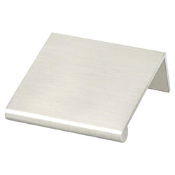 Bravo 32mm Edge Pull (OL-1 3/4") Brushed Nickel - DecorHardware.com