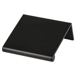 Bravo 32mm Edge Pull (OL-1 3/4") Satin Black - DecorHardware.com