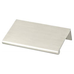 Bravo 56mm Edge Pull (OL-3") Brushed Nickel - DecorHardware.com