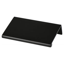 Bravo 56mm Edge Pull (OL-3") Satin Black - DecorHardware.com