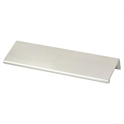 Bravo 112mm Edge Pull (OL-6") Brushed Nickel - DecorHardware.com