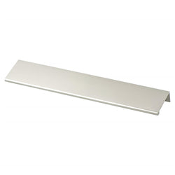 Bravo 169mm Edge Pull (OL-9 1/16") Brushed Nickel - DecorHardware.com