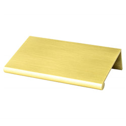 Bravo 56mm Edge Pull (OL-3") Satin Gold - DecorHardware.com