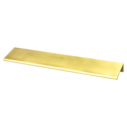 Bravo 169mm Edge Pull (OL-9 1/16") Satin Gold - DecorHardware.com