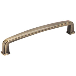 5-9/16" Overall Length Plain Square Cabinet Pull. Holes are 12 - DecorHardware.com