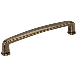 5-9/16" Overall Length Plain Square Cabinet Pull. Holes are 12 - DecorHardware.com