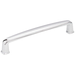 5-9/16" Overall Length Plain Square Cabinet Pull. Holes are 12 - DecorHardware.com