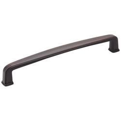 6-13/16" Overall Length Plain Square Cabinet Pull. Holes are 1 - DecorHardware.com