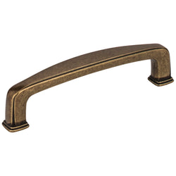 4-1/4" Overall Length Plain Square Cabinet Pull. Holes are 96 - DecorHardware.com
