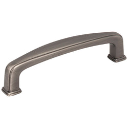 4-1/4" Overall Length Plain Square Cabinet Pull. Holes are 96 - DecorHardware.com