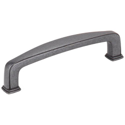 4-1/4" Overall Length Plain Square Cabinet Pull. Holes are 96 - DecorHardware.com
