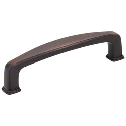 4-1/4" Overall Length Plain Square Cabinet Pull. Holes are 96 - DecorHardware.com