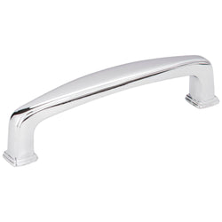 4-1/4" Overall Length Plain Square Cabinet Pull. Holes are 96 - DecorHardware.com