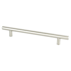 Tempo 160mm Pull (OL-8 11/16") Brushed Nickel - DecorHardware.com