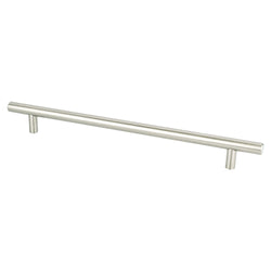 Tempo 224mm Pull (OL-11 3/16") Brushed Nickel - DecorHardware.com