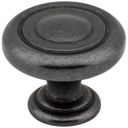 1-1/4" Diameter Button Cabinet Knob. Packaged with one 8-32 x - DecorHardware.com