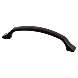 Epoch Edge 128mm Pull (OL-5 13/16") Matte Black - DecorHardware.com