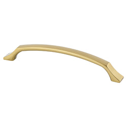 Epoch Edge 160mm Pull (OL-7 1/8") Modern Brushed Gold - DecorHardware.com