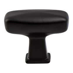 Subtle Surge  Knob Matte Black - DecorHardware.com