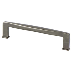Subtle Surge 128mm Pull (OL-5 9/16") Vintage Nickel - DecorHardware.com