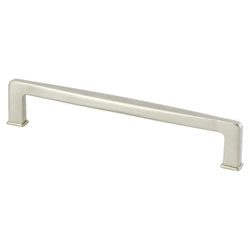 Subtle Surge 160mm Pull (OL-6 15/16") Brushed Nickel - DecorHardware.com