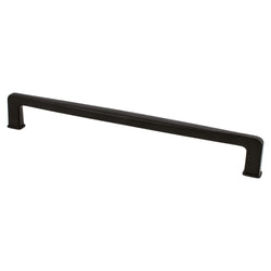Subtle Surge 224mm Pull (OL-9 3/8") Matte Black - DecorHardware.com