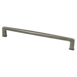 Subtle Surge 224mm Pull (OL-9 3/8") Vintage Nickel - DecorHardware.com