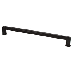 Subtle Surge 12" Appliance Pull (OL-12 5/8") Matte Black - DecorHardware.com