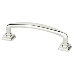 Tailored Traditional 96mm Pull (OL-4 1/2") Polished Nickel - DecorHardware.com