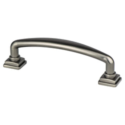 Tailored Traditional 96mm Pull (OL-4 1/2") Vintage Nickel - DecorHardware.com