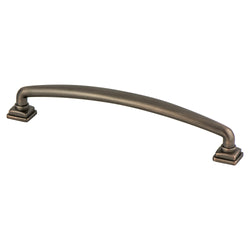 Tailored Traditional 160mm Pull (OL-7") Verona Bronze - DecorHardware.com