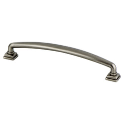 Tailored Traditional 160mm Pull (OL-7") Vintage Nickel - DecorHardware.com