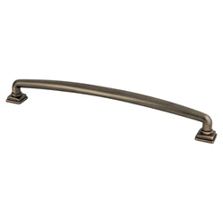 Tailored Traditional 224mm Pull (OL-9 5/8") Verona Bronze - DecorHardware.com