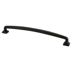 Tailored Traditional 224mm Pull (OL-9 5/8") Matte Black - DecorHardware.com
