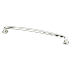 Tailored Traditional 12" Appliance Pull (OL-13") Polished Nick - DecorHardware.com