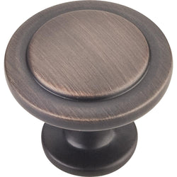 Gatsby 1-1/4" Knob - Brushed Oil Rubbed Bronze